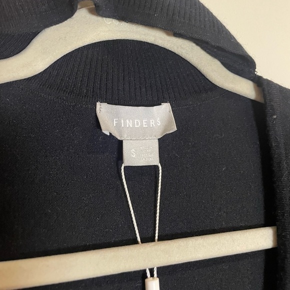 Finders Keepers Revolve Ride Knit Black Mini Dress Long Sleeve NWT Size Small - Picture 5 of 7